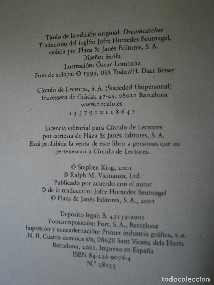 Libros antiguos: STEPHEN KING. EL CAZADOR DE SUE&Ntilde;OS - Foto 4