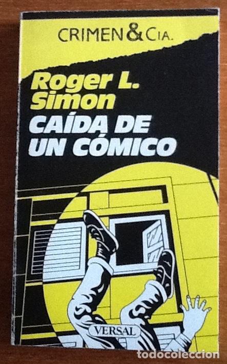 Libros antiguos: Ca&iacute;da de un c&oacute;mico. Roger L. Simon - Foto 1