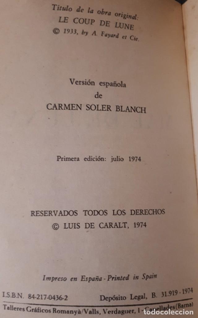 Libros antiguos: Mal de luna &ndash; Simenon - Foto 2