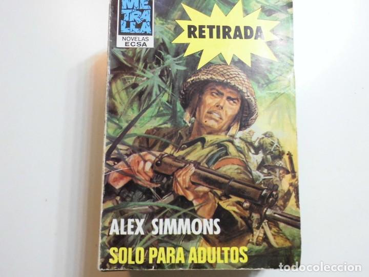 Libros antiguos: METRALLA N&ordm; 86 ECSA - Foto 1