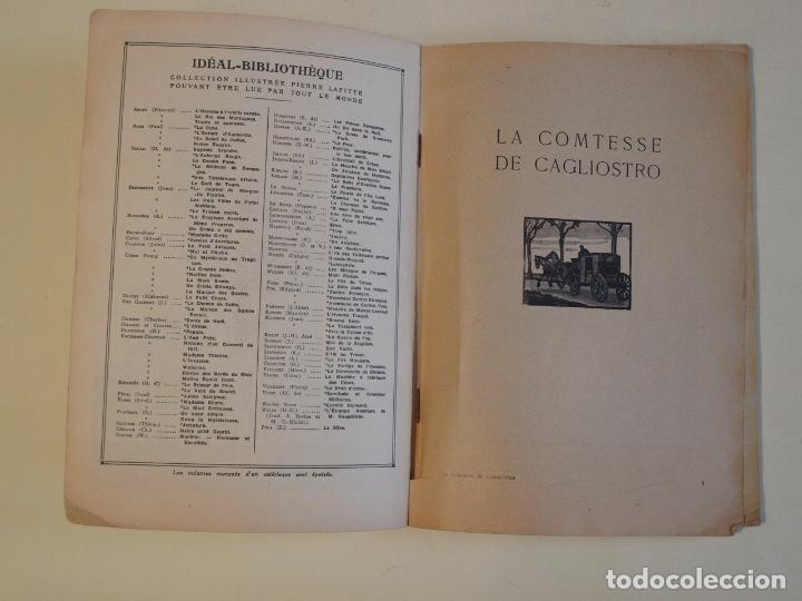 Libros antiguos: ARSÈNE LUPIN - LA COMTESSE DE CAGLIOSTRO - MAURICE LEBLANC - EDITORIAL PIERRE LAFITTE 1929 - Foto 2 - 200574703