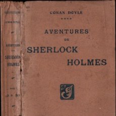 Libros antiguos: CONAN DOYLE : AVENTURES DE SHERLOCK HOLMES (JUVEN, PARIS, 1908). Lote 215349541