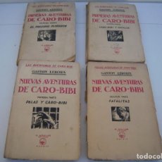 Libros antiguos: 4 LIBROS DE LAS AVENTURAS DE CARO- BIBI. Lote 223014681
