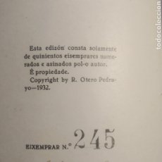 Libros antiguos: FIRMA DE RAMÓN OTERO PEDRAYO MORTE E RESURREICIÓN. ORENSE. LIB. INDUSTRIAL 1932 GALLEGO GALICIA