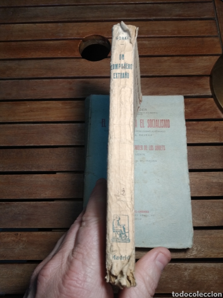 Libros antiguos: UN COMPAÑERO EXTRAÑO. MAXIMO GORKI EDITORIAL MUNDO LATINO. C. 1920 - Foto 3 - 302908413