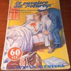 Libros antiguos: EL PASAJERO DEL POLARLYS SIMENON LA NOVELA AVENTURA 1934