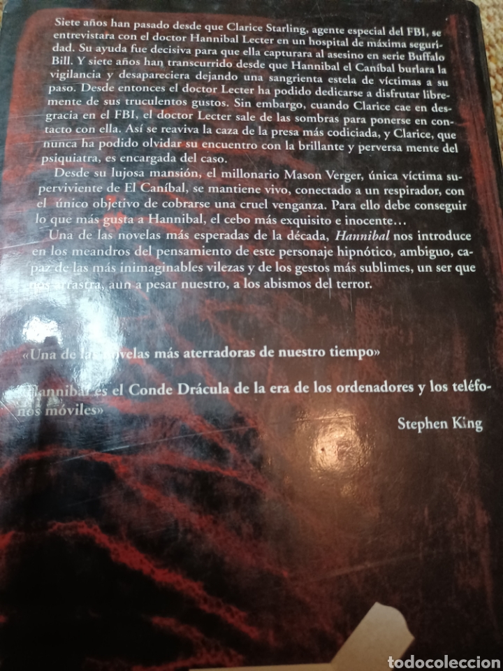 Libros antiguos: Barybook C42. . . Hannibal Thomas Harris - Foto 2