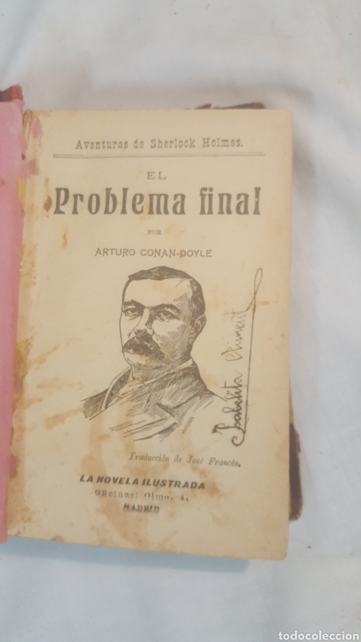 Libros antiguos: LIBRO AVENTURAS DE SHERLOCK HOLMES, EL PROBLEMA FINAL - Foto 7