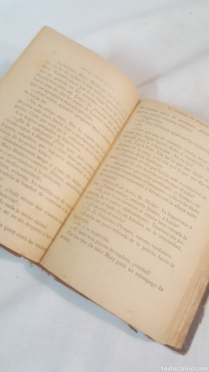 Libros antiguos: LIBRO AVENTURAS DE SHERLOCK HOLMES, EL PROBLEMA FINAL - Foto 8