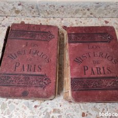 Libros antiguos: LOS MISTERIOS DE PARÍS - EUGENE SUE - 2 TOMOS - 1889 - TERRAZA ALIENA EDITORES - LEER DESCRIPCIÓN -. Lote 380743994