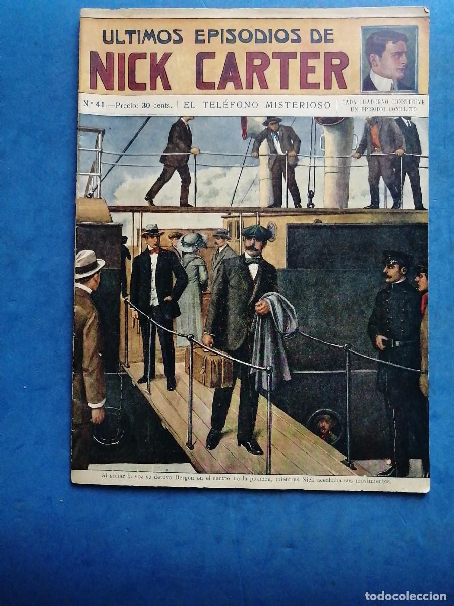 Libros antiguos: &Uacute;ltimos episodios de Nick Carter - Foto 1