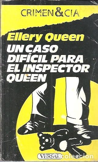 Libros antiguos: UN CASO DIFICIL PARA EL INSPECTOR QUEEN ELLERY QUEEN CRIMEN CIA VERSAL