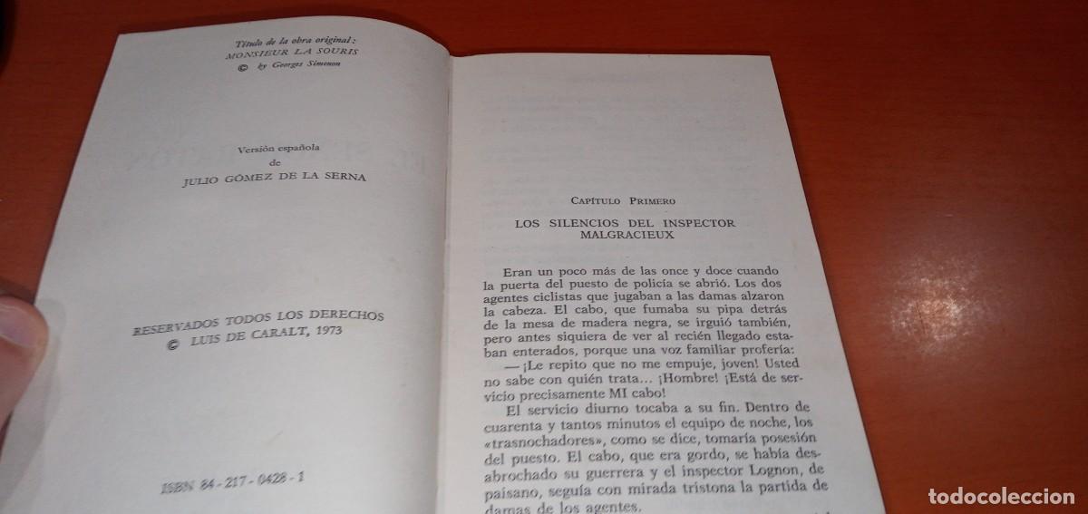 Libros antiguos: El se&ntilde;or rat&oacute;n Simenon - Foto 2