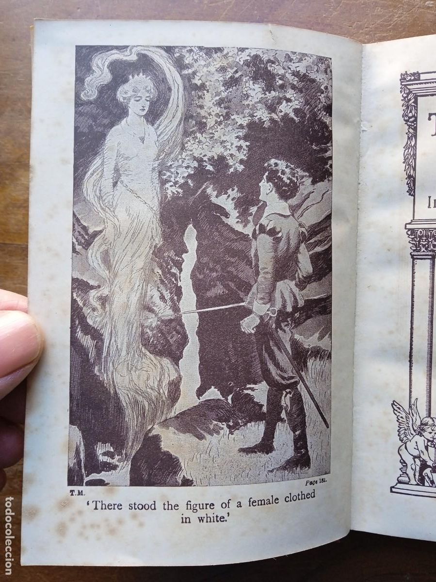 Libros antiguos: The monastery. Sir Walter Scott. Ilustraciones - Foto 4