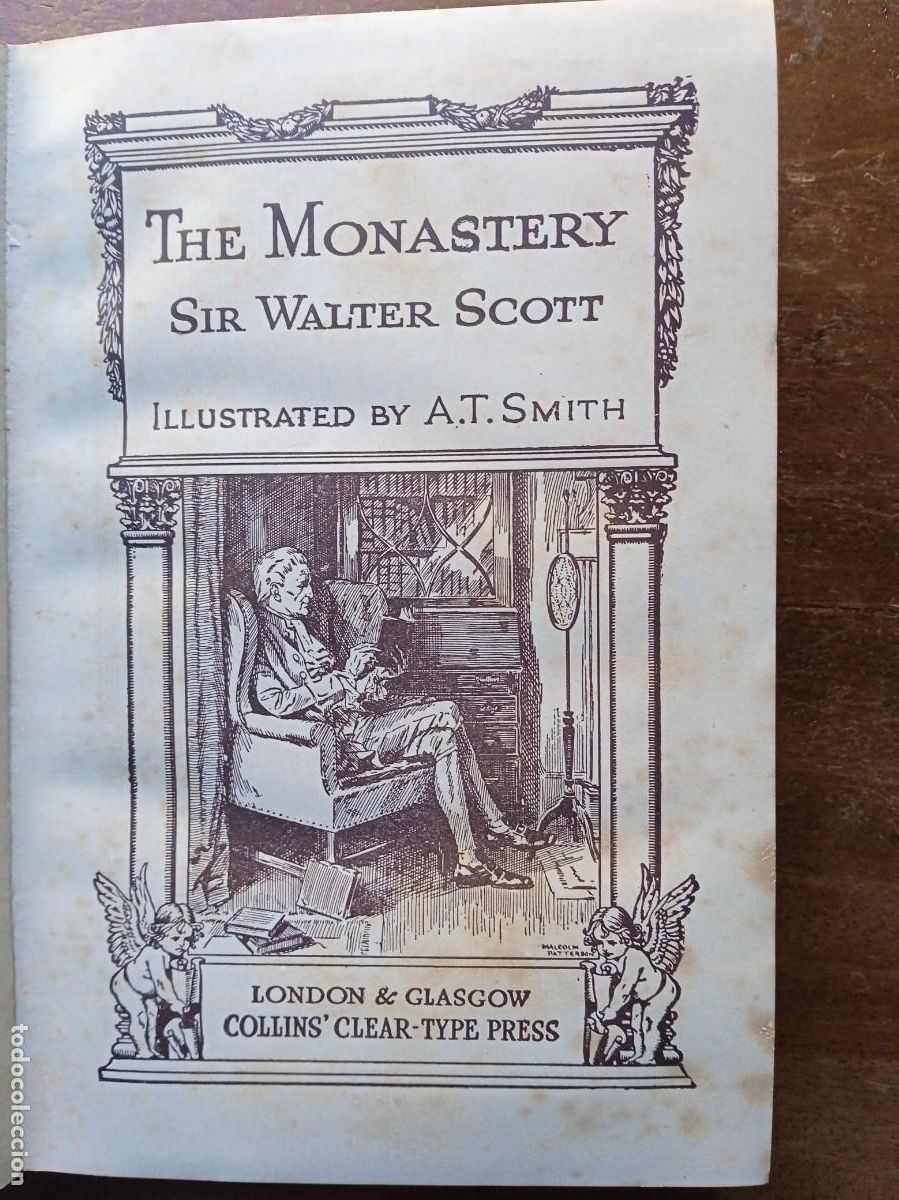 Libros antiguos: The monastery. Sir Walter Scott. Ilustraciones - Foto 5