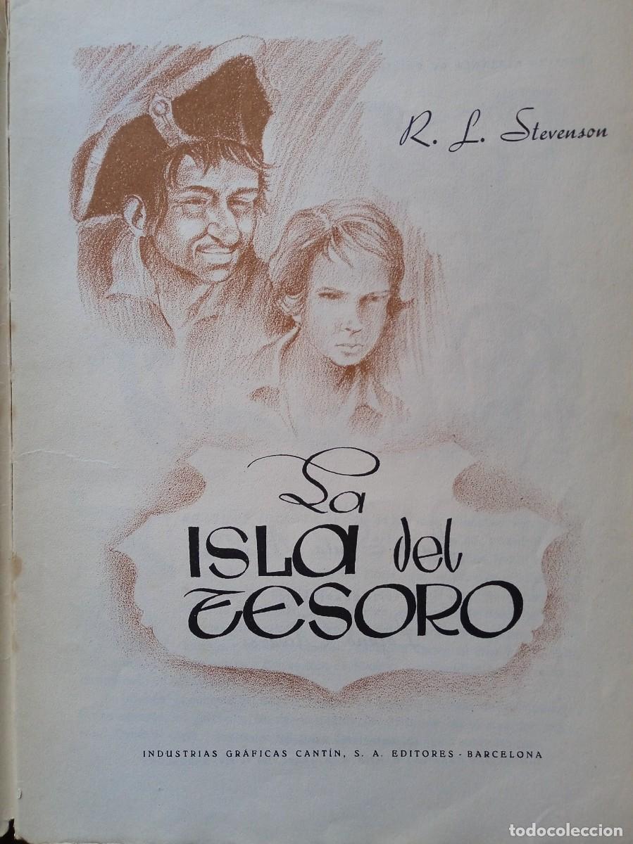 Libros antiguos: La isla del tesoro. Stevenson. 1943. - Foto 2