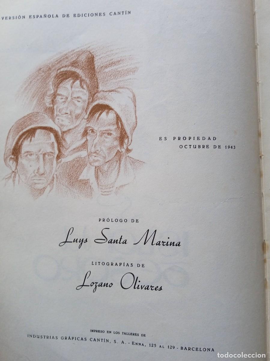Libros antiguos: La isla del tesoro. Stevenson. 1943. - Foto 3
