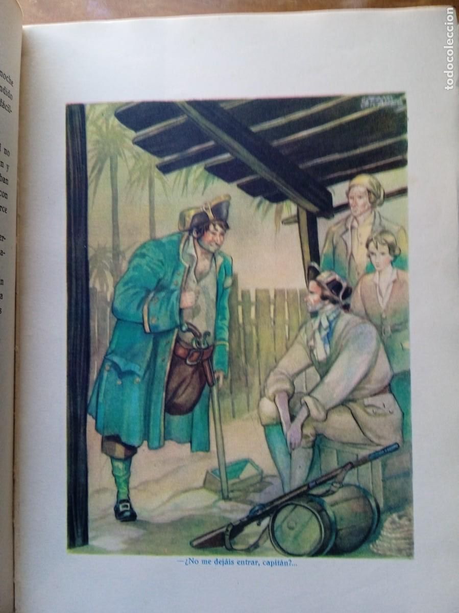 Libros antiguos: La isla del tesoro. Stevenson. 1943. - Foto 8