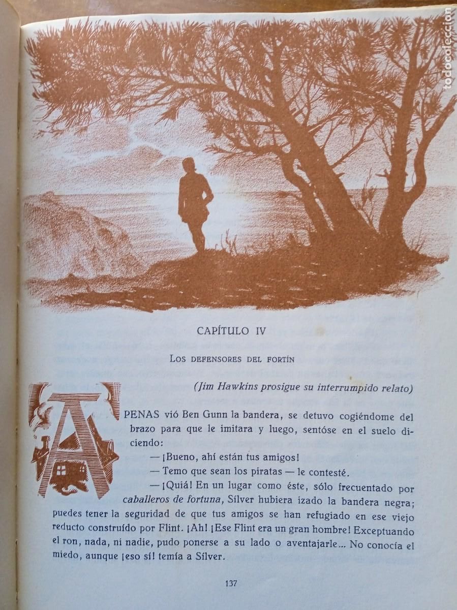 Libros antiguos: La isla del tesoro. Stevenson. 1943. - Foto 10