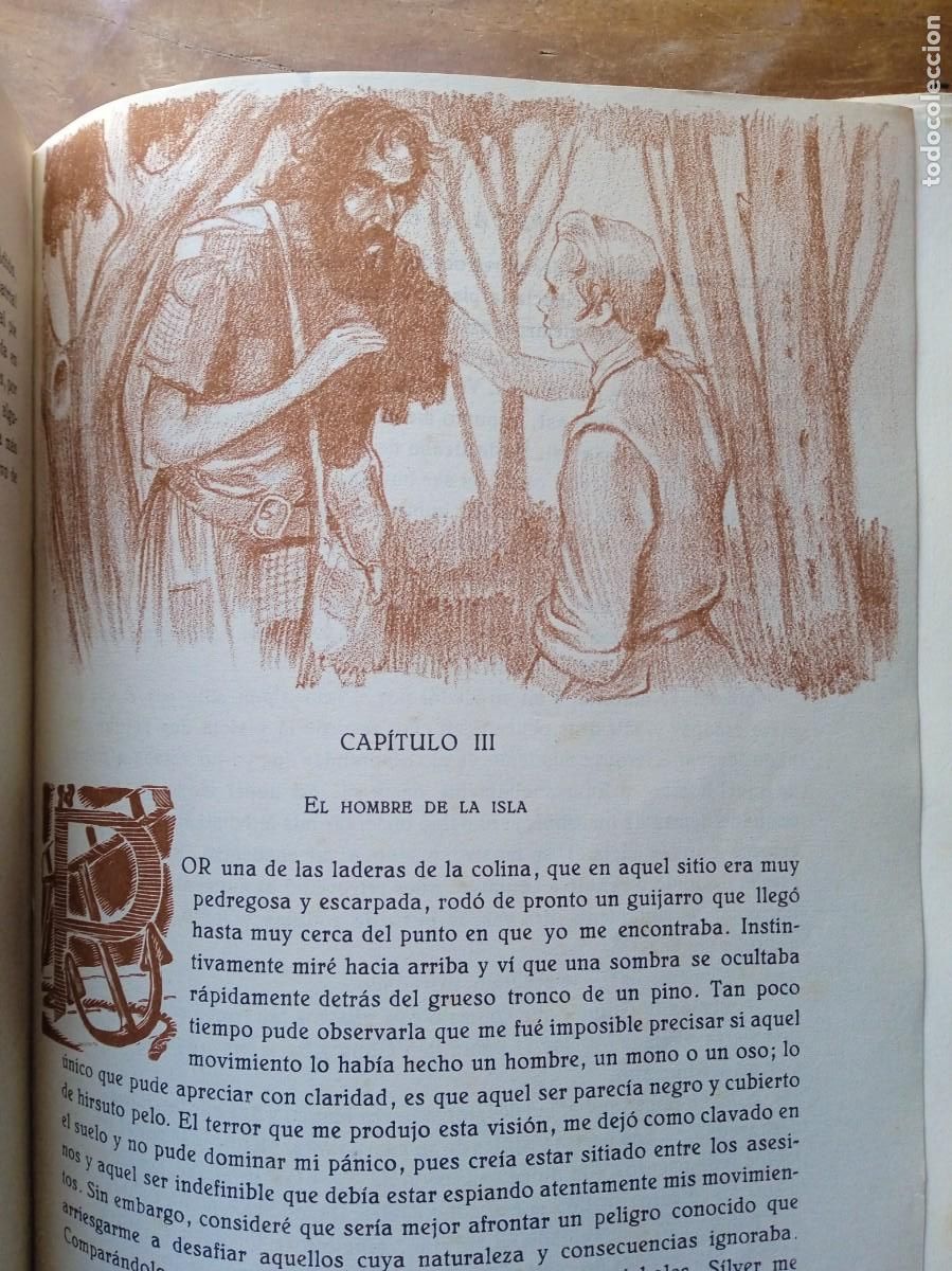 Libros antiguos: La isla del tesoro. Stevenson. 1943. - Foto 12