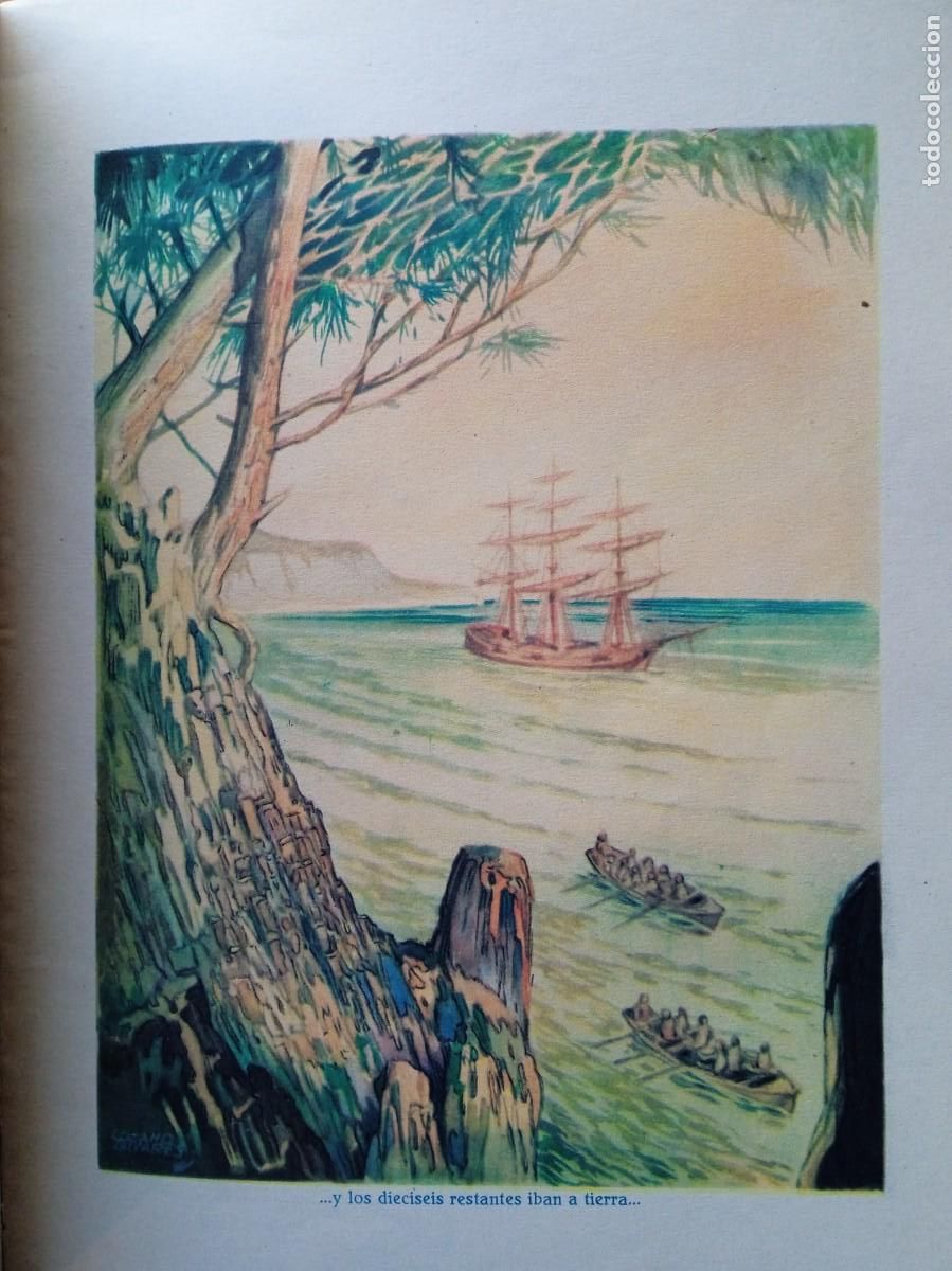 Libros antiguos: La isla del tesoro. Stevenson. 1943. - Foto 13