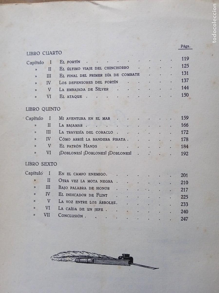 Libros antiguos: La isla del tesoro. Stevenson. 1943. - Foto 15