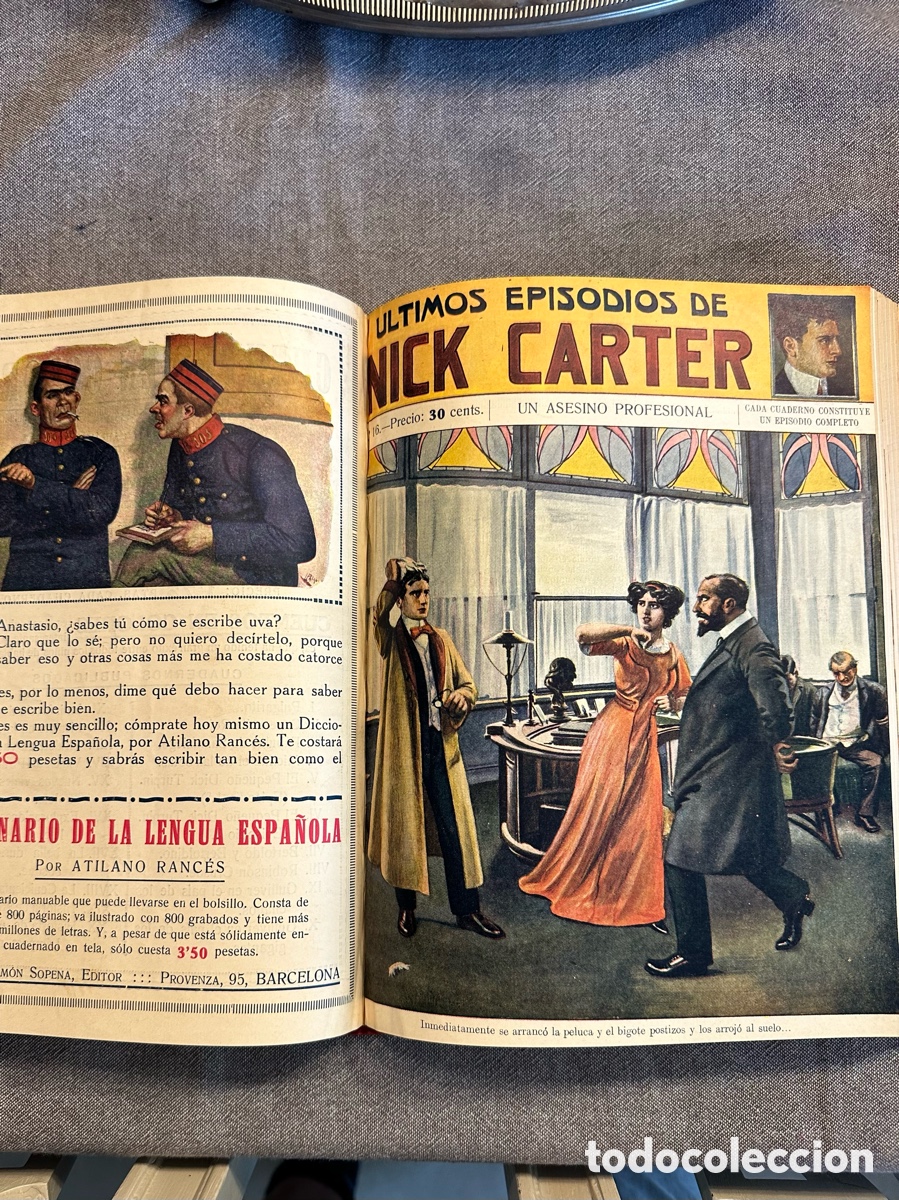 Libros antiguos: ULTIMOS EPISODIOS NICK CARTER. COMPLETA - Foto 3