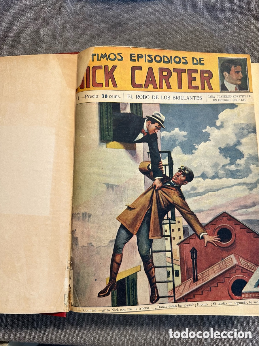 Libros antiguos: ULTIMOS EPISODIOS NICK CARTER. COMPLETA - Foto 1