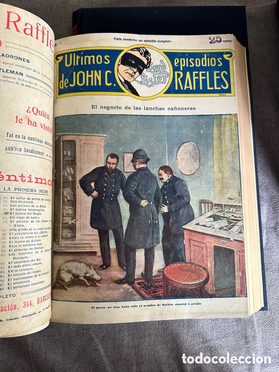 Libros antiguos: ULTIMOS EPISODIOS DE JOHN C. RAFFLES - Foto 2
