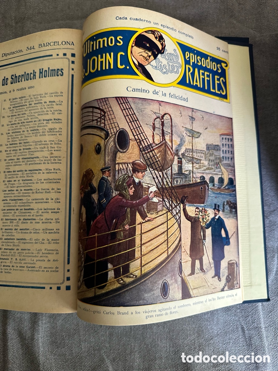 Libros antiguos: ULTIMOS EPISODIOS DE JOHN C. RAFFLES - Foto 4