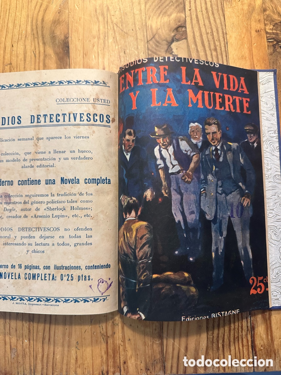 Libros antiguos: EPISODIOS DETECTIVESCOS - Foto 2