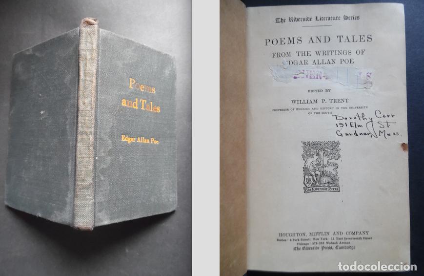 Libros antiguos: Poe. Poems and Tales, de Edgar Allan Poe, Boston, 1898
