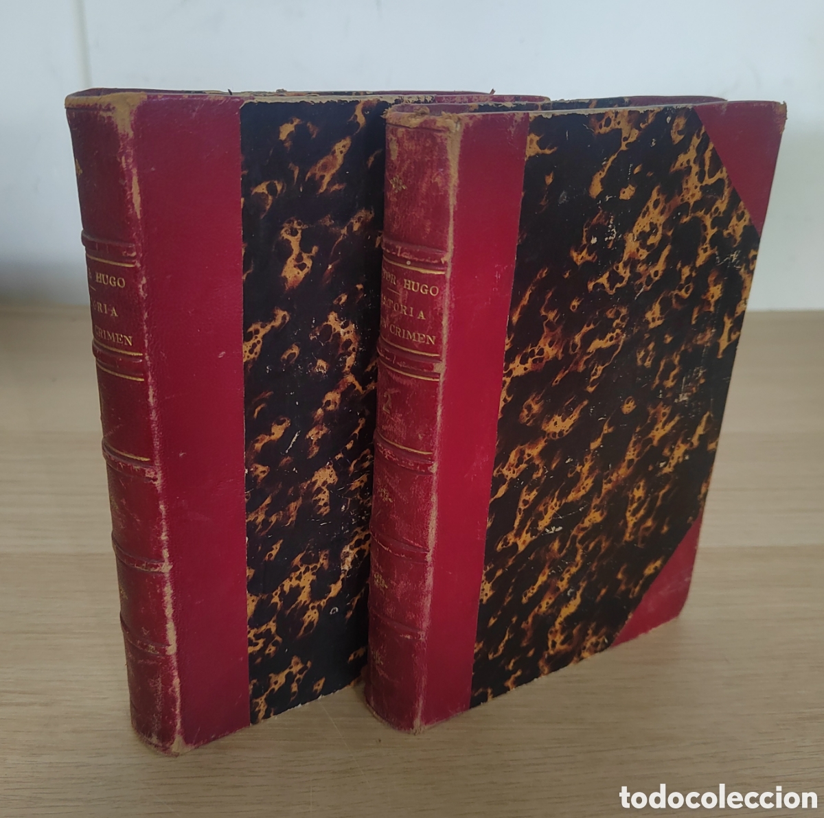 Libros antiguos: Historia de un crimen - Victor Hugo. 2 tomos