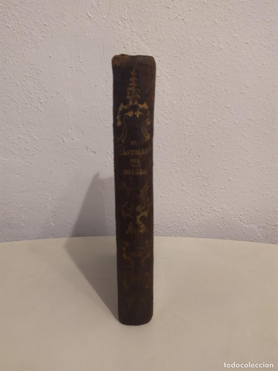 Antiquarische B&uuml;cher: Eugenio Sue - El Castillo del diablo - Oliveres 1845 - Primera edici&oacute;n en castellano