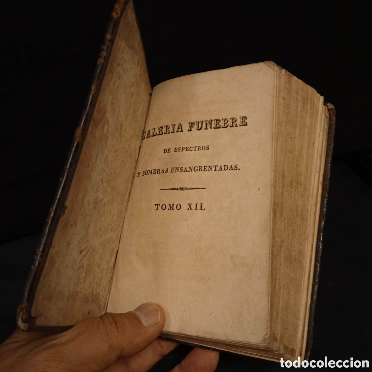 Libros antiguos: GALER&Iacute;A FUNEBRE DE ESPECTROS Y SOMBRAS ENSANGRENTADAS TOMO XII - AGUST&Iacute;N P&Eacute;REZ ZARAGOZA GOD&Iacute;NEZ 1831