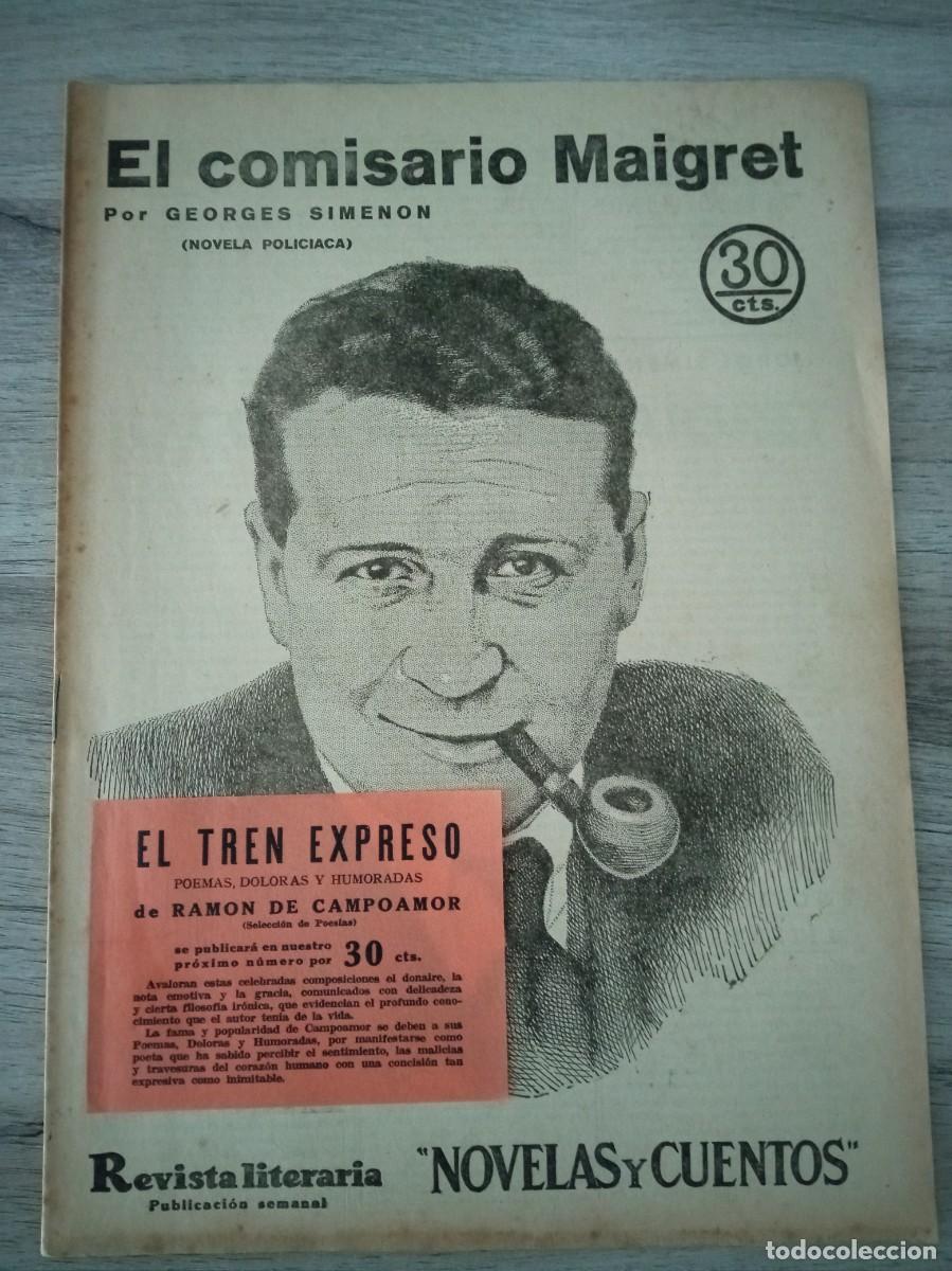Libros antiguos: EL COMISARIO MAIGRET, GEORGE SIMENON, REVISTA LITERARIA N&ordm; 332