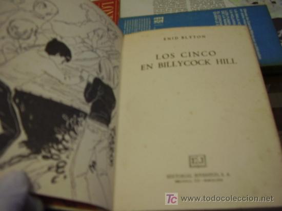 Libros antiguos: Los Cinco en Billycock Hill - Foto 3