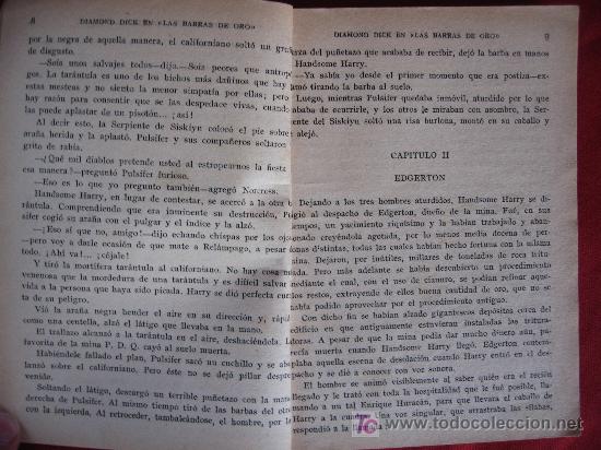 Libros antiguos: DIAMOND - DICK - LAS BARRAS DE ORO - N&ordm; 78 - Foto 4