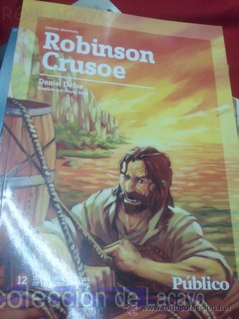 Libros antiguos: ROBINSON CRUSOE - DANIEL DEFOE - EDIC. ABREVIADA E ILUSTRADA - Foto 1