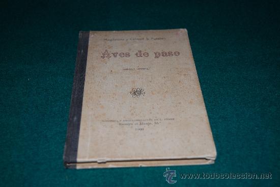 Libros antiguos: Aves de paso - Foto 1
