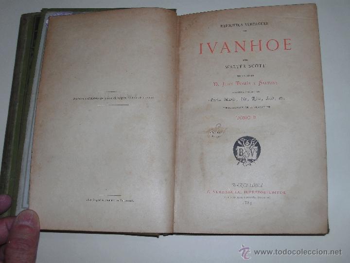 Libros antiguos: WALTER SCOTT - IVANHOE - - Foto 2