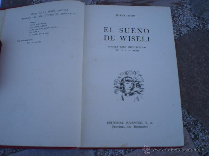 Libros antiguos: el sue&ntilde;o de wiseli - Foto 3