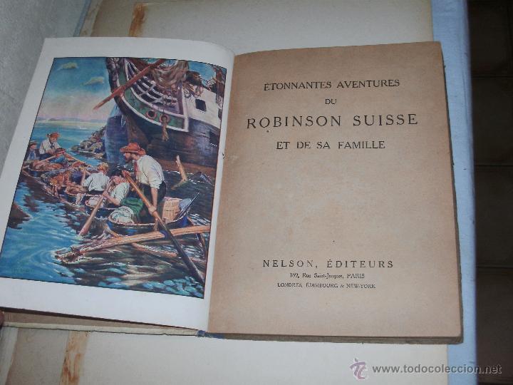 Libros antiguos: ROBINSON SUISSE - Foto 2