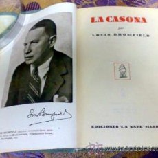 Libros antiguos: LA CASONA ,- POR LOUIS BROMFIELD. Lote 28110178