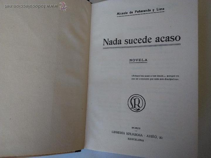 Libros antiguos: nada sucede acaso. Micaela de Pe&ntilde;aranda y lima - Foto 2