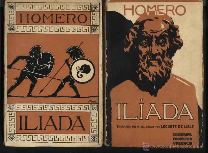 Homero La Ilíada Clásico Griego Comprar Libros Antiguos De Novela Infantil Y Juvenil En
