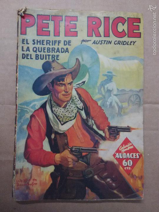 Libros antiguos: Pete Rice. El sheriff de la quebrada del buitre - Foto 1