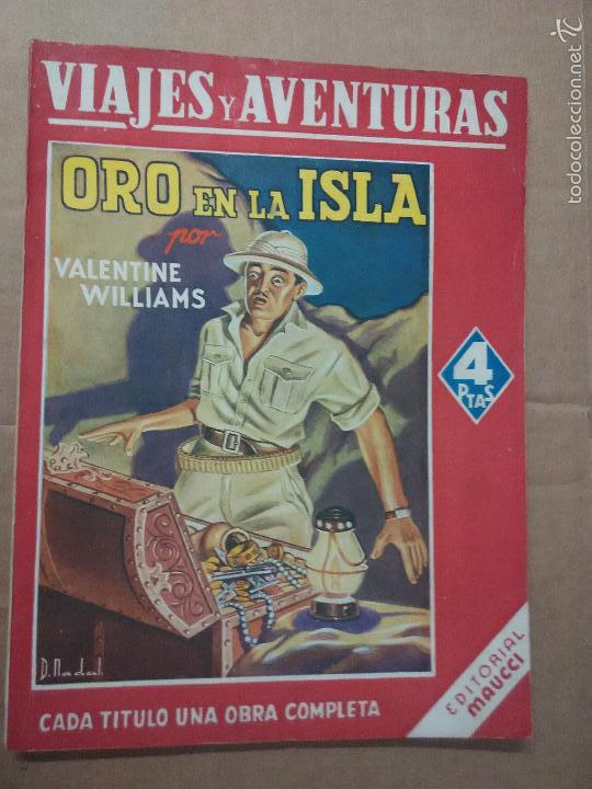Libros antiguos: Viajes y aventuras. Oro en la isla - Foto 1