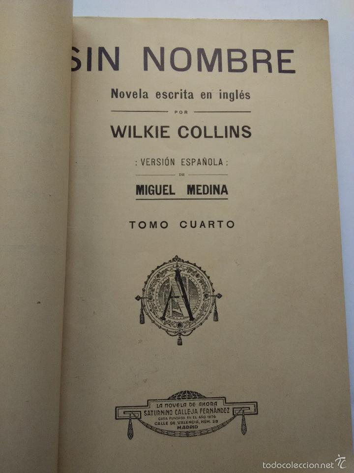 Libros antiguos: Sin nombre. La novela de ahora - Foto 2