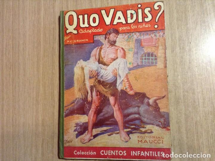 Libros antiguos: QUO VADIS EDITORIAL MAUCCI - Foto 1